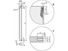 SCHROFF Face avant, blindage Refrofit, 2 U, 84 CV, 2,5 mm, alu, face avant anodisée, face arrière conductrice