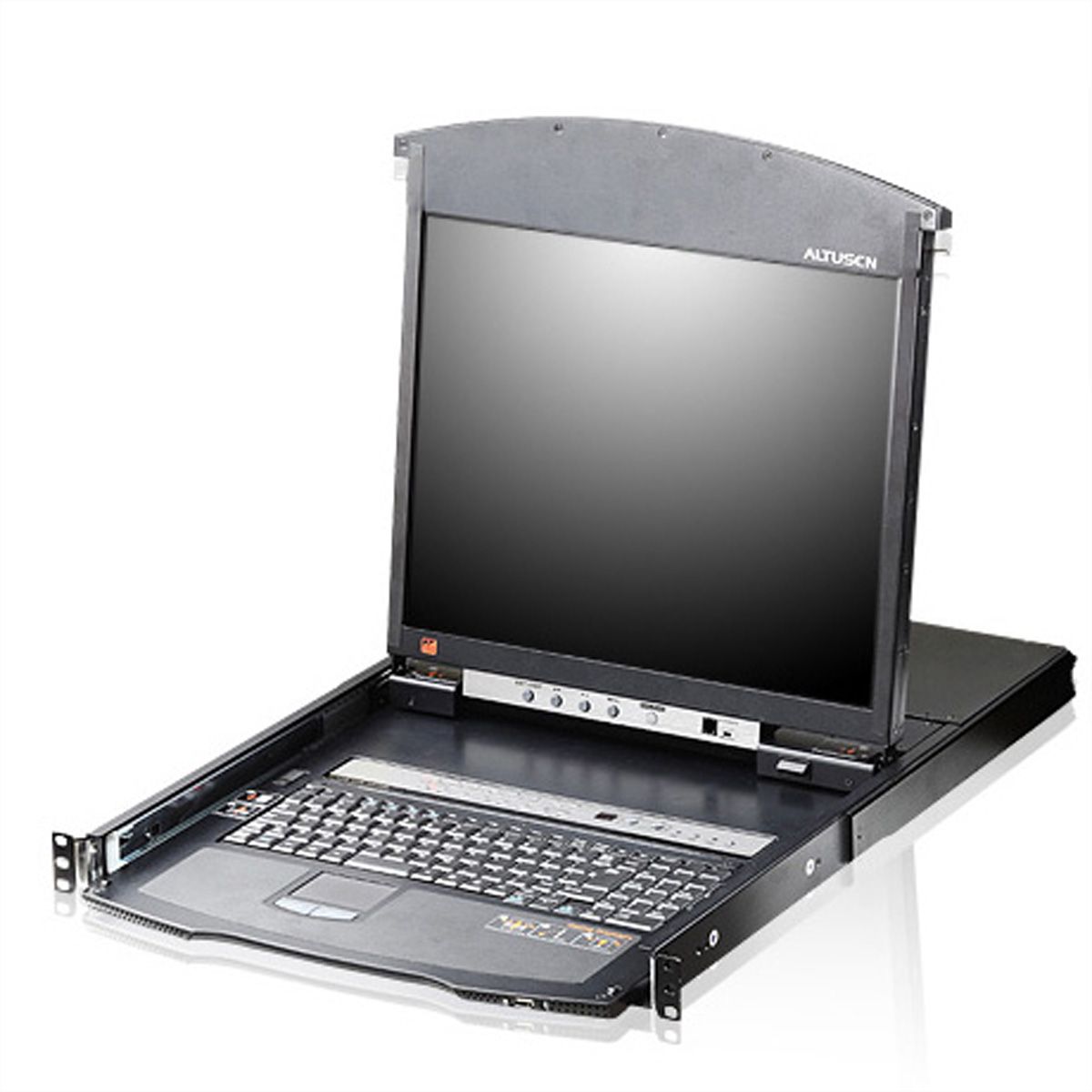 ATEN KL1508AiN Commutateur KVM LCD 48cm 8 ports Multi-Interface Cat 5 sur IP, FR-Layout