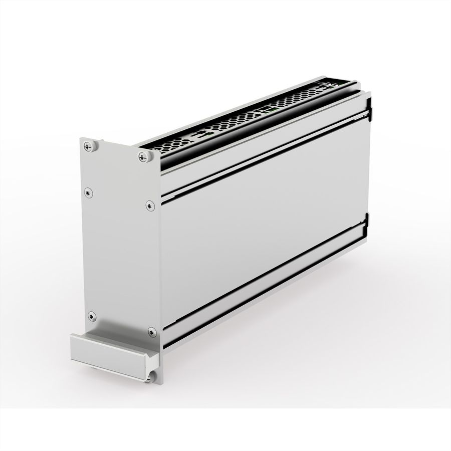 SCHROFF Unité enfichable de type cadre PRO Kit, couvercles perforés, 1 connecteur, 3 U, 10 HP, 227 mm