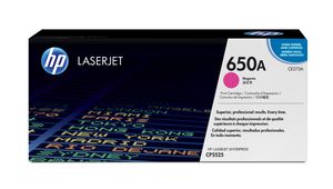 HP 650A toner LaserJet magenta authentique
