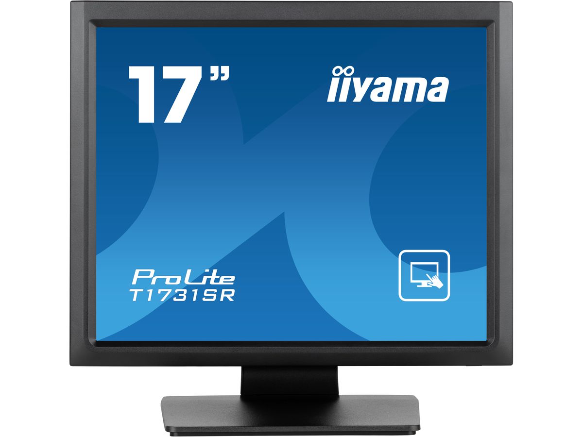 iiyama ProLite T1731SR-B1S écran plat de PC 43,2 cm (17") 1280 x 1024 pixels SXGA LCD Écran tactile Noir