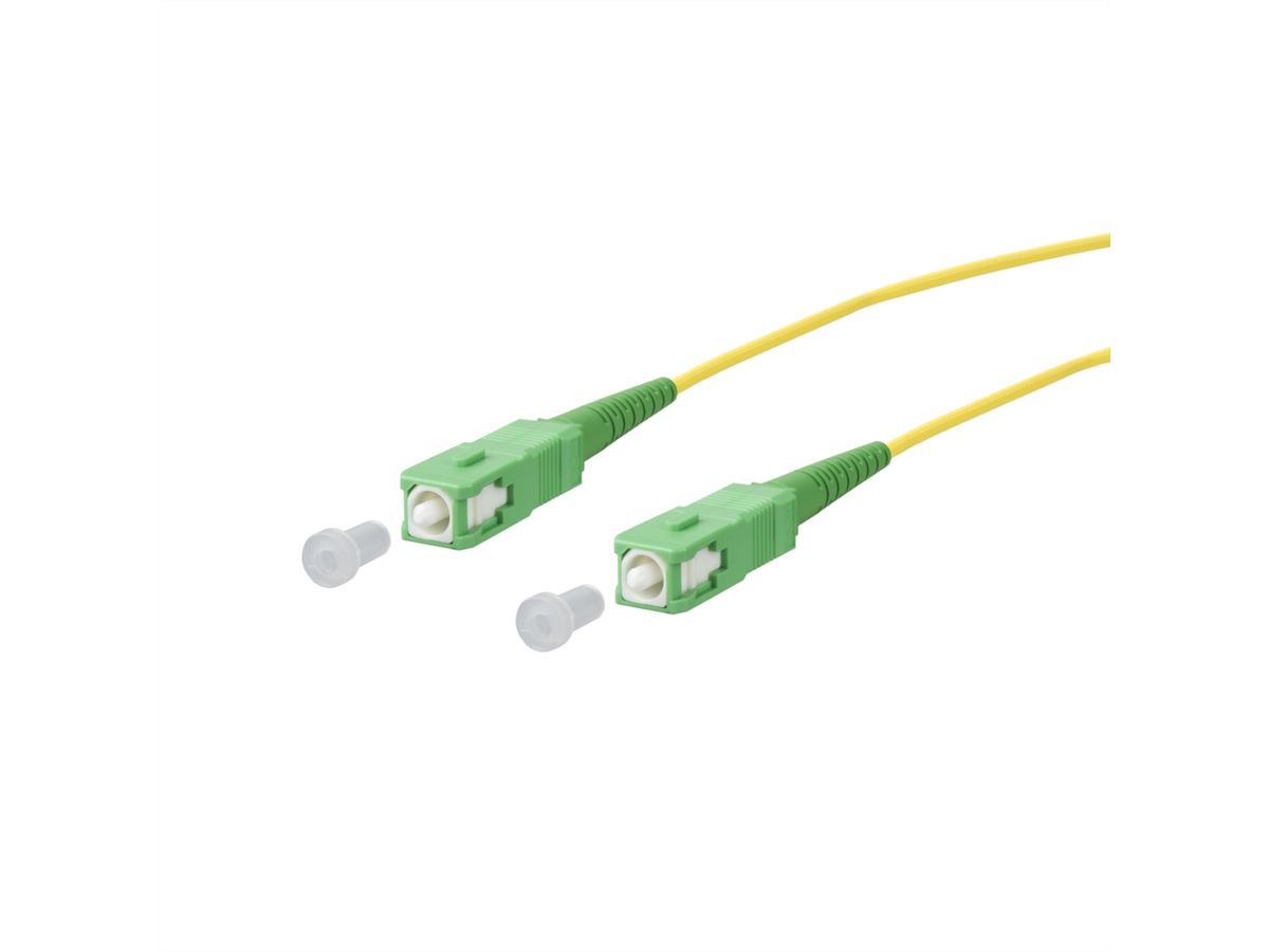 METZ CONNECT OpDAT cordon de brassage, SC-S APC/SC-S APC OS2, 2 m