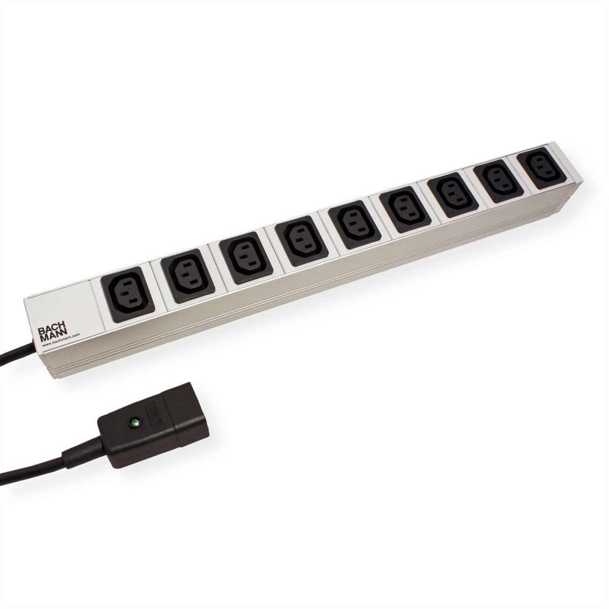 BACHMANN 19" Prise multiple 9 IEC320 C13 F avec IEC320 C20 M