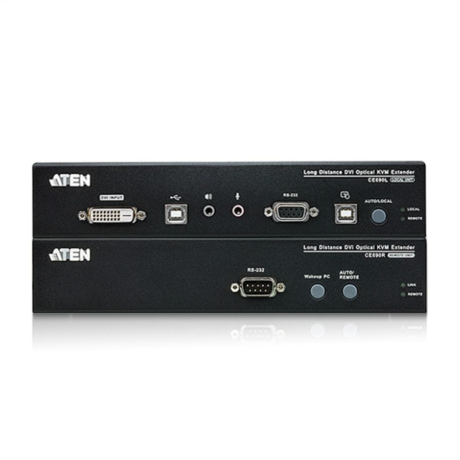 ATEN CE690 Système d'extension KVM DVI optique longue distance (20Km)