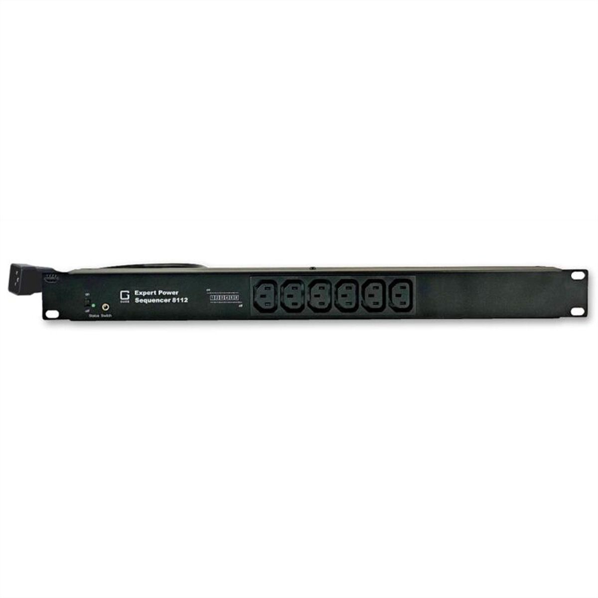 GUDE 8112-2 Expert Bypass Sequencer 6x C13 avec protection contre les surtensions et filtre réseau
