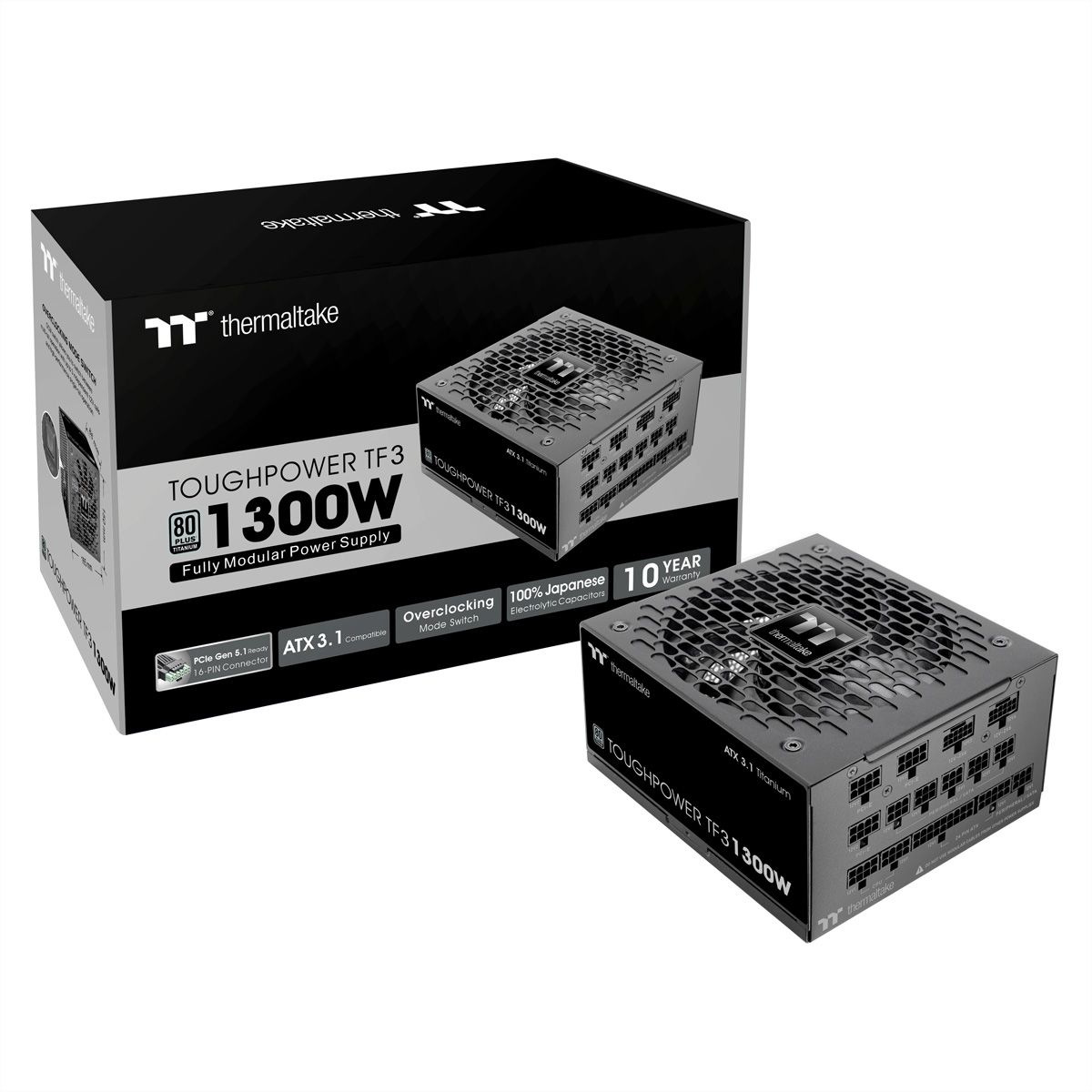 Thermaltake Toughpower TF3 1300W, Bloc d'alimentation