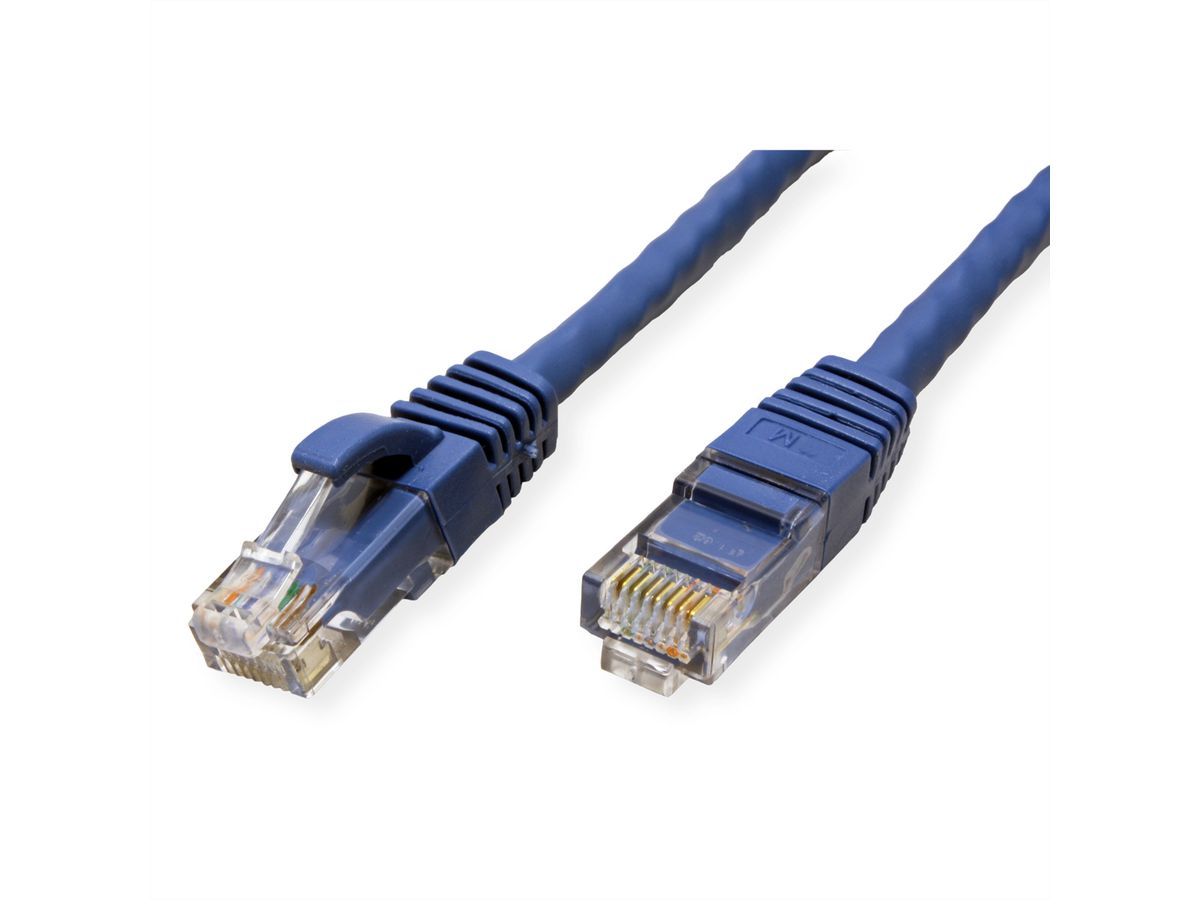 Cordon VALUE Cat.6A (Classe EA) / 10 Gigabit UTP, bleu, 7 m