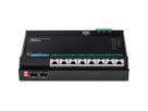 TRENDnet TI-PG102F Switch industriel PoE+ Gigabit à 10 ports avec accès frontal et fixation murale