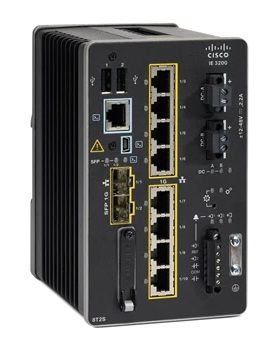 Cisco Catalyst IE-3200-8T2S-E commutateur réseau Géré L2/L3 Gigabit Ethernet (10/100/1000) Noir