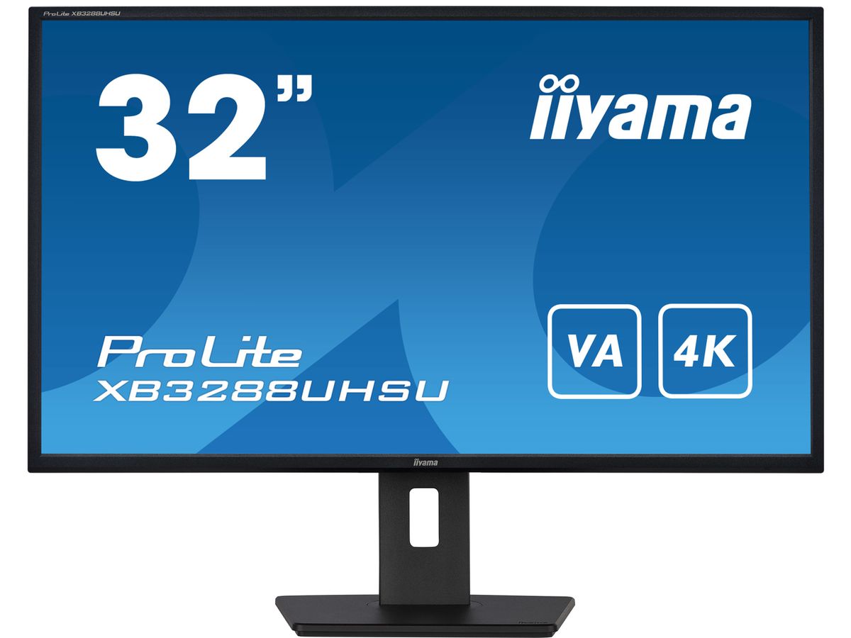 iiyama ProLite XB3288UHSU-B5 écran plat de PC 80 cm (31.5") 3840 x 2160 pixels 4K Ultra HD LCD Noir