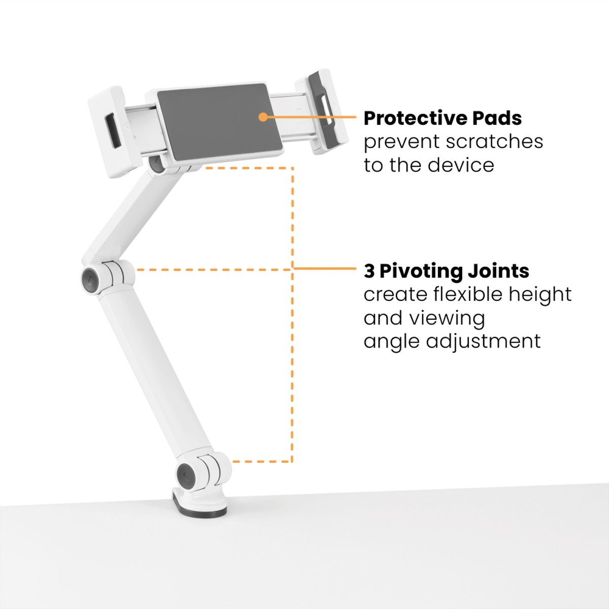VALUE Support universel pour tablette, fixation par pince