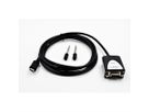 EXSYS EX-2311-2F USB 2.0 C - mâle vers 1x série RS-232, LED