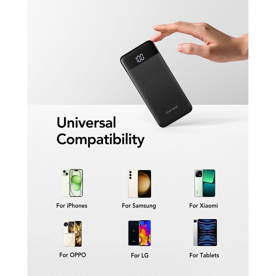 CHARMAST Powerbank W1056 10000mah noir