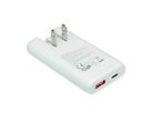VALUE Chargeur USB, 2 ports type A+C, 65W, prise euro / US