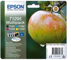 Epson Apple Multipack "Pomme" (T1295) - Encre DURABrite Ultra N, C, M, J