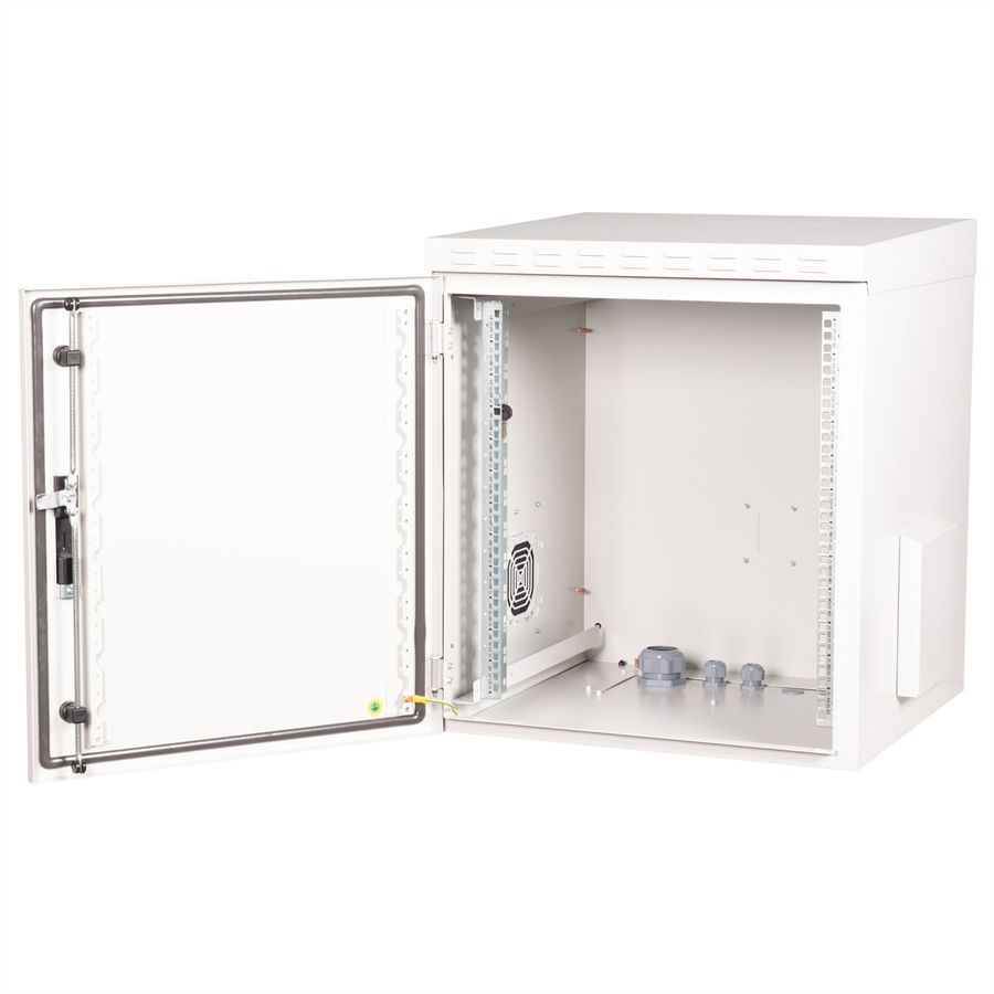 ROLINE 19" Boîtier mural Pro 12U, 600x600 LxP IP55 outdoor gris