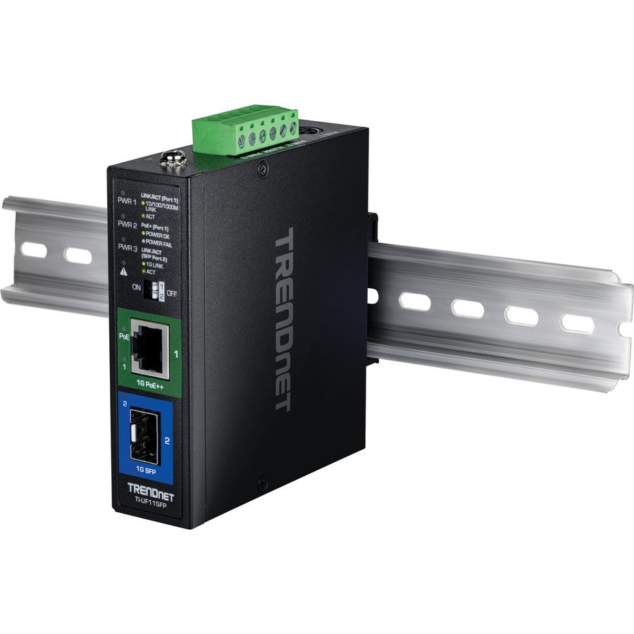 TRENDnet TI-UF11SFP Interne 1000Mbit/s Noir convertisseur de support réseau