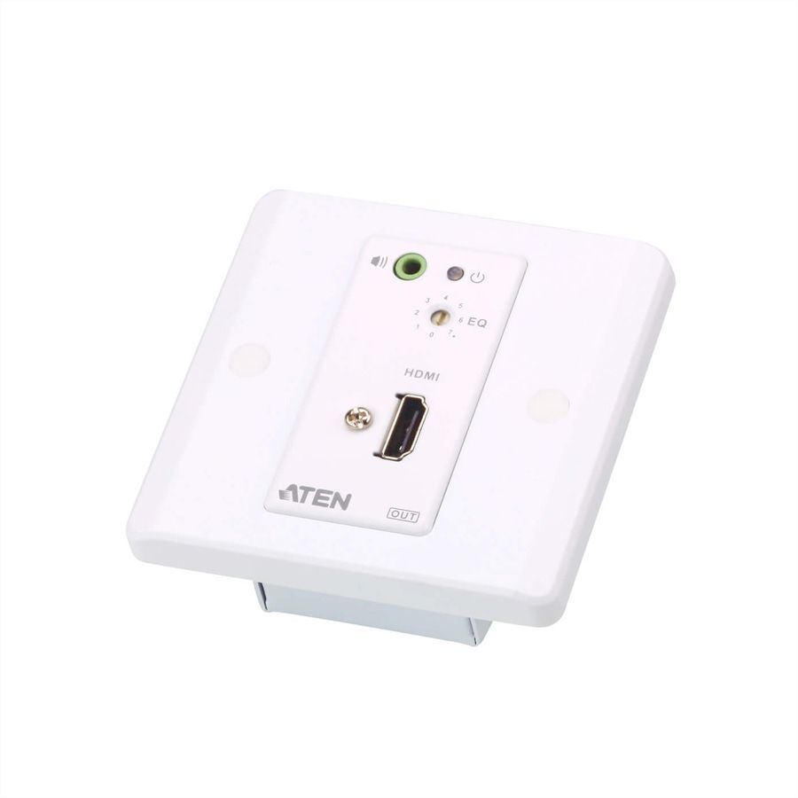 ATEN VE807 Système d'extension Cat 5 HDMI/audio avec plaque murale MK