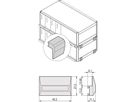 Kit d'aide à l'empilage SCHROFF pour RatiopacPRO/-Air Case ou Interscale, RAL 7016