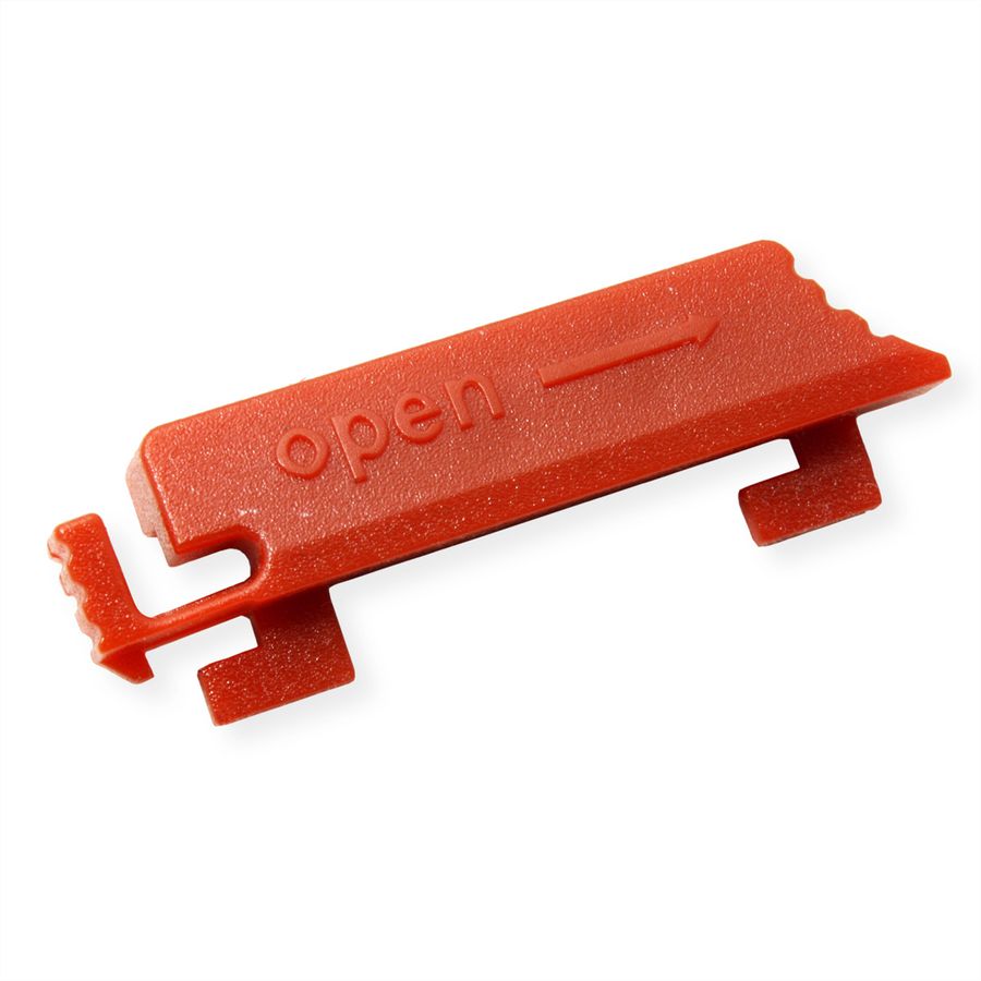 BACHMANN Languettes de verrouillage C13 doubles, rouge, pour C13, rouge