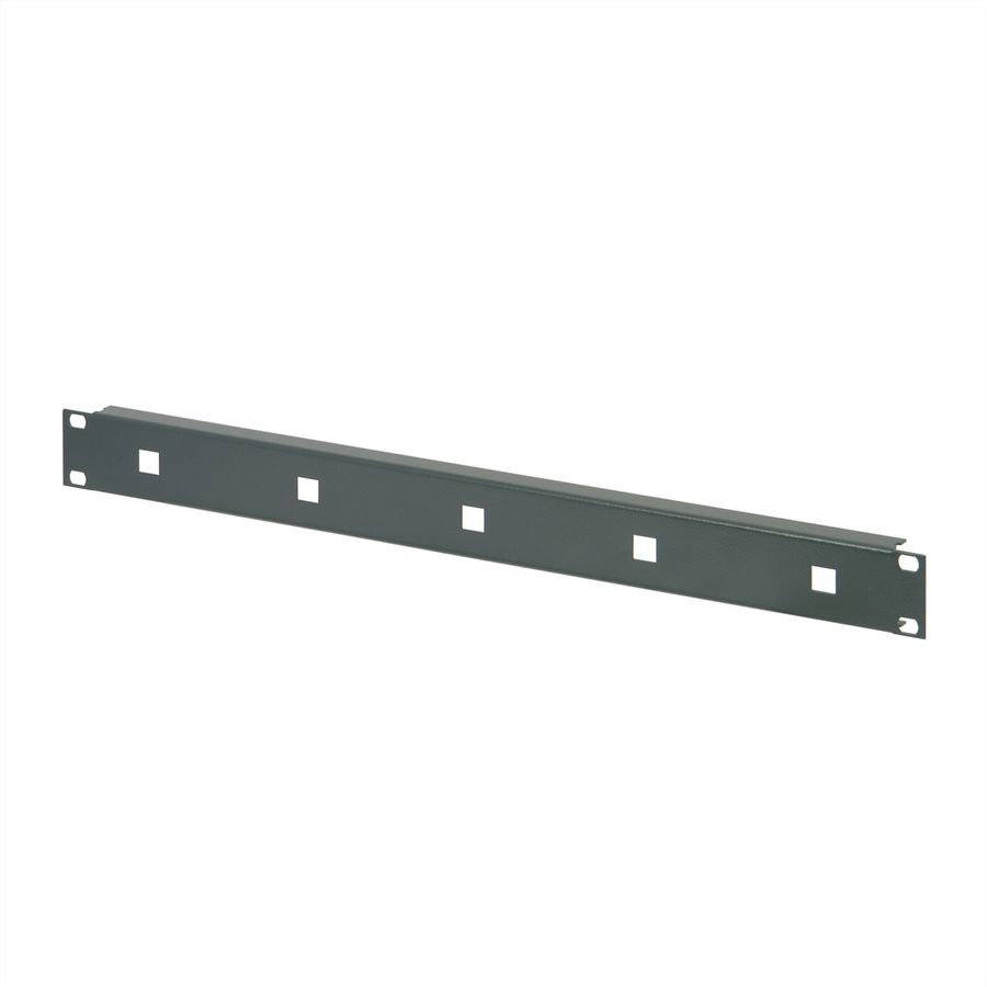 SCHROFF 19" Face avant pour œillets de câbles, 1,5 mm, acier, RAL 7021