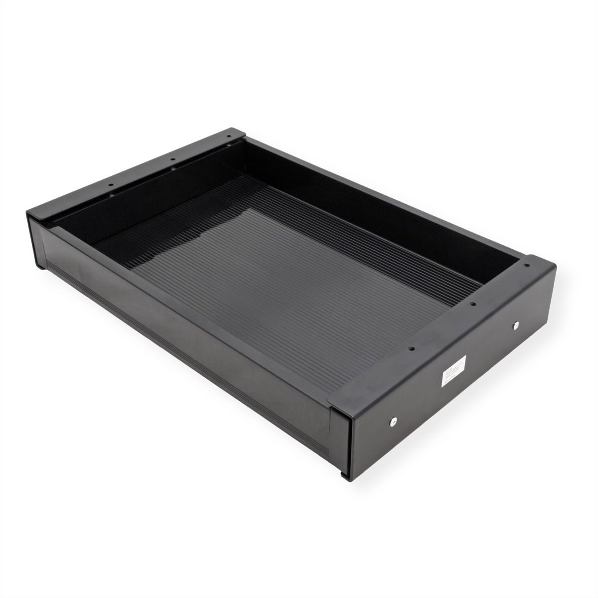 VALUE Tiroir sous bureau ultra-mince, taille moyenne, noir