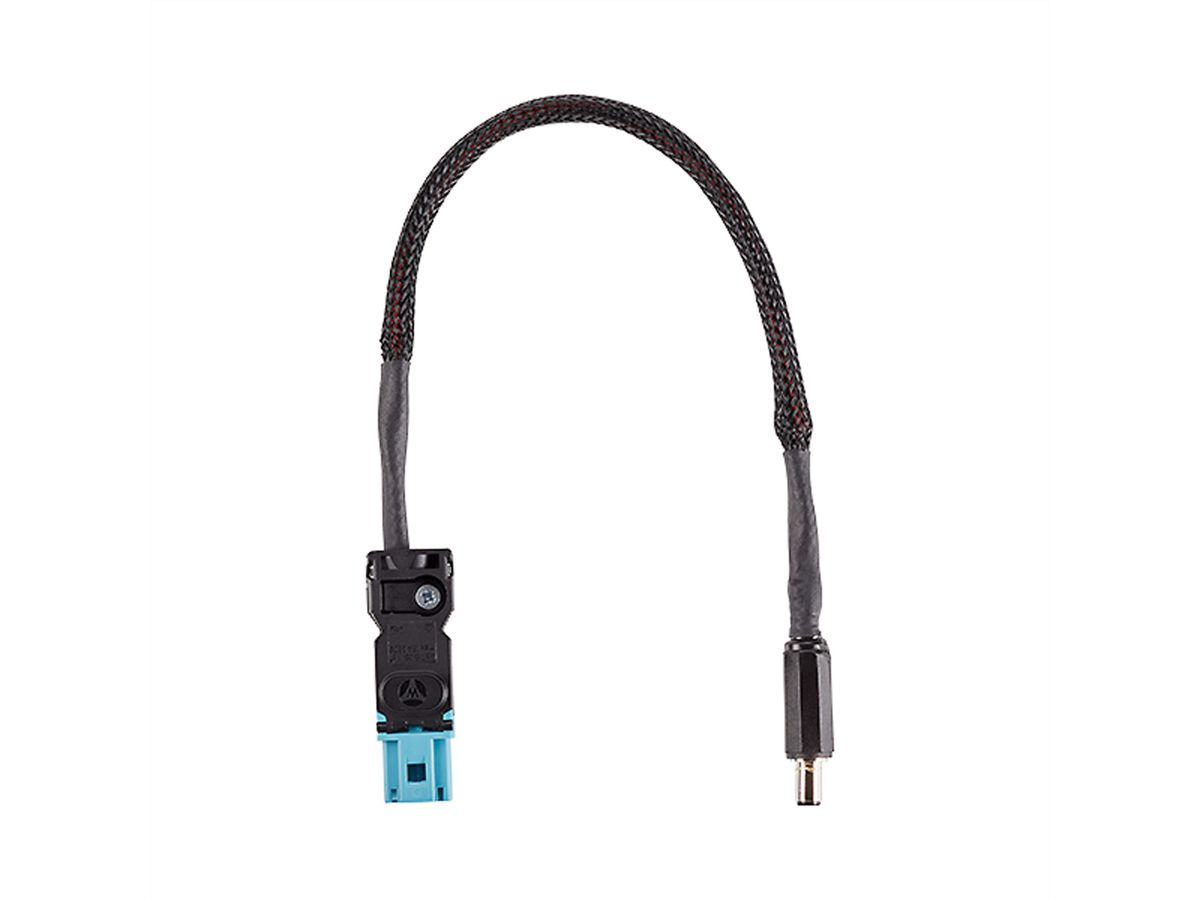 BACHMANN Câble de connexion DC BarcoCS , 0,45m ISV (petit)/Fiche creuse