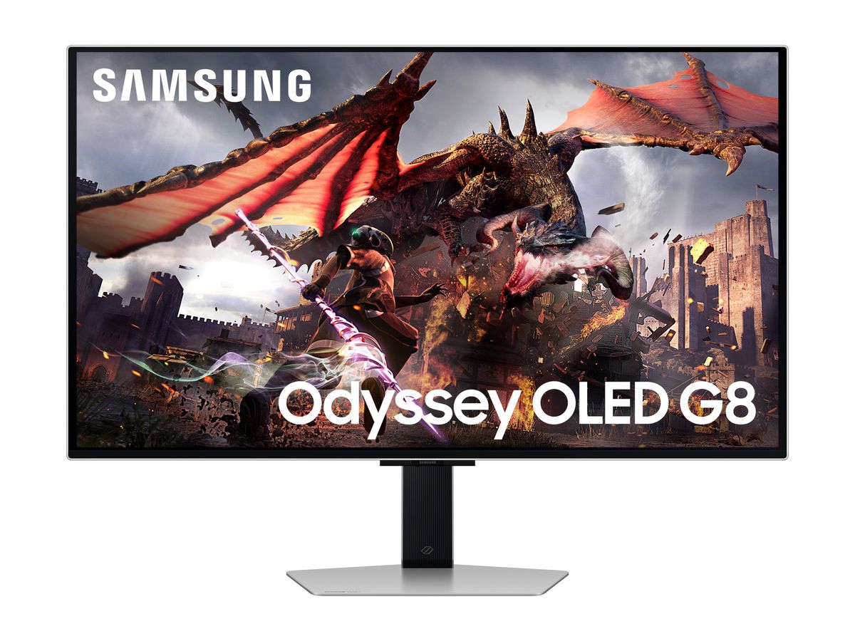Samsung G80SD écran plat de PC 81,3 cm (32") 3840 x 2160 pixels 4K Ultra HD OLED Argent