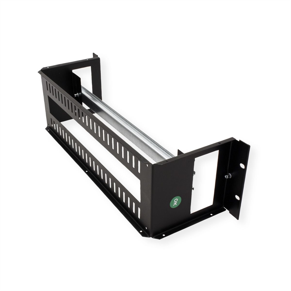 ROLINE 19" Support rail DIN 3U, 133x482x123 HxLxP