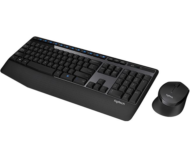 Logitech Wireless Combo MK345 clavier Souris incluse USB Français Noir