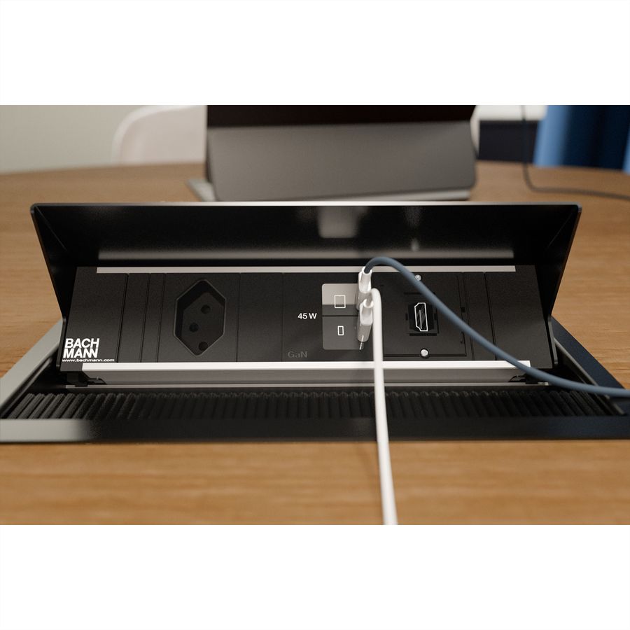 BACHMANN Keystone HDMI 4K UHD Coupleur F-F noir