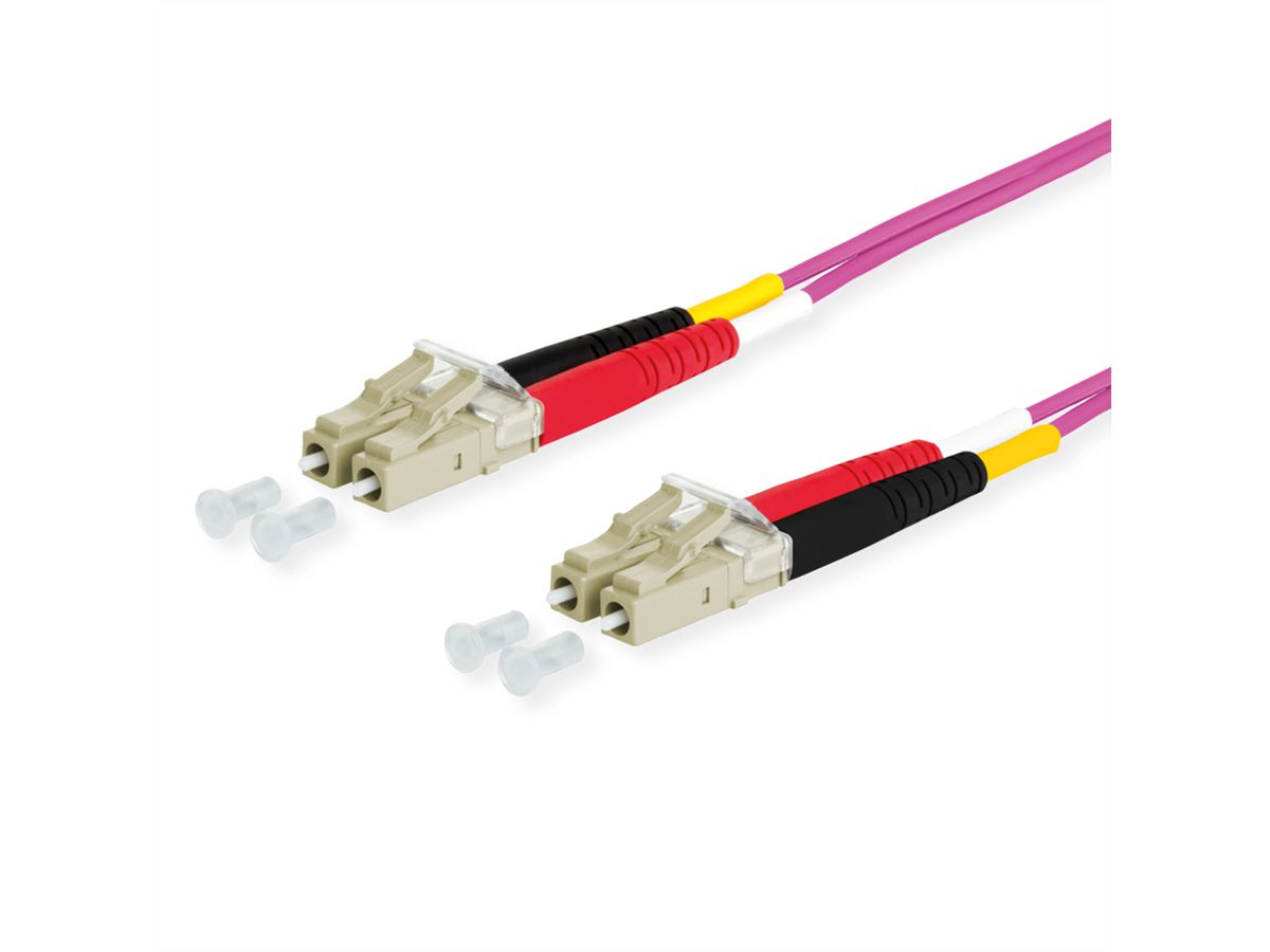 METZ CONNECT OpDAT Cordon de brassage LC-D/LC-D OM4, 2 m