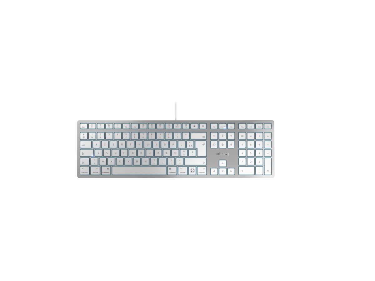 CHERRY KC 6000C FOR MAC clavier USB, argent