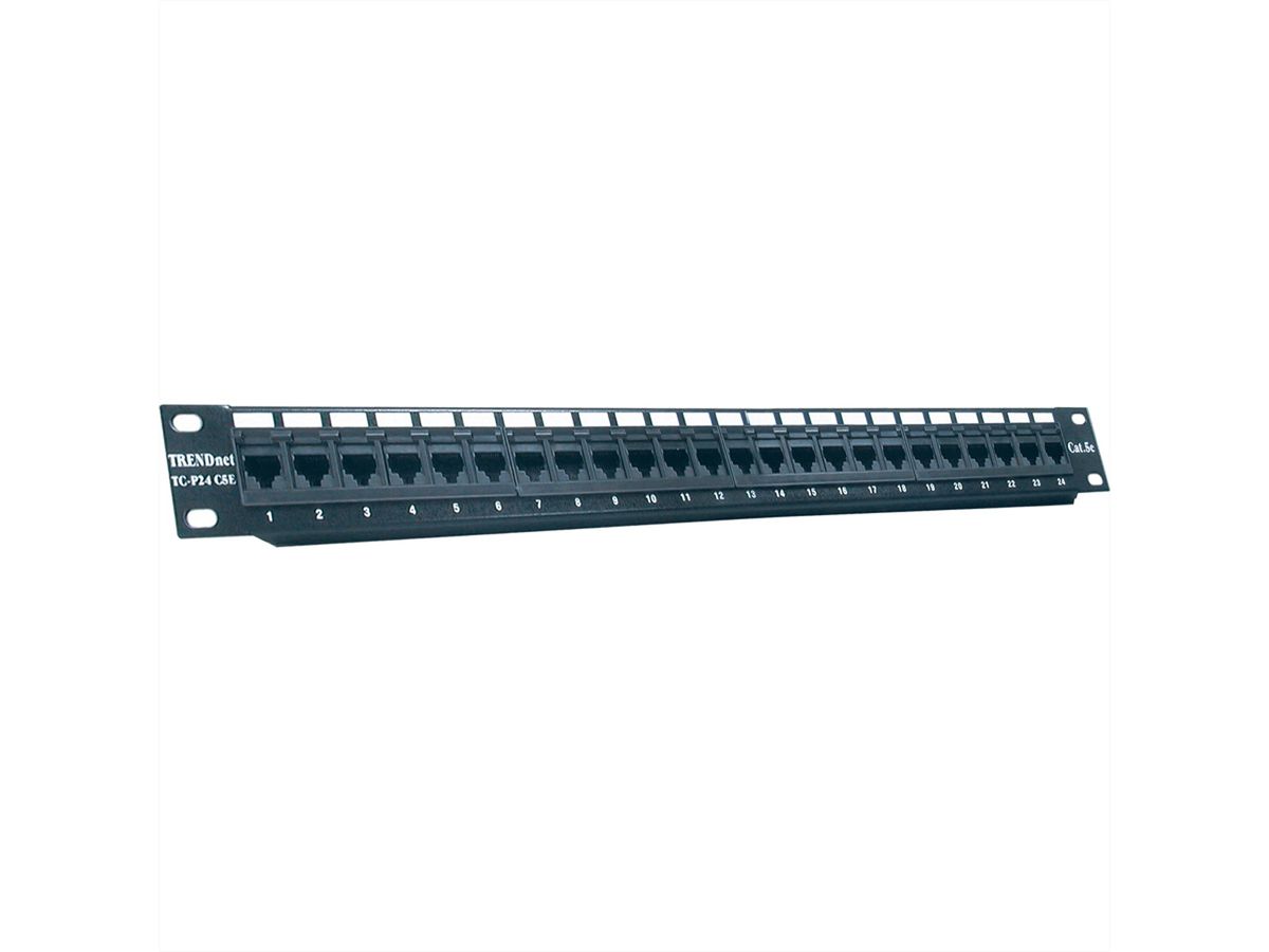 TRENDnet TC-P24C5E Panneau de brassage 24 ports Cat5/5e non-blindé