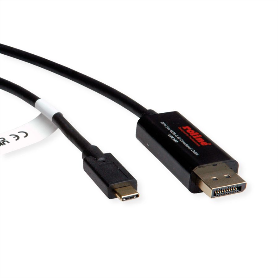ROLINE Câble adaptateur USB-C - DisplayPort, v1.2, M/M, bidirectionnel, 2 m