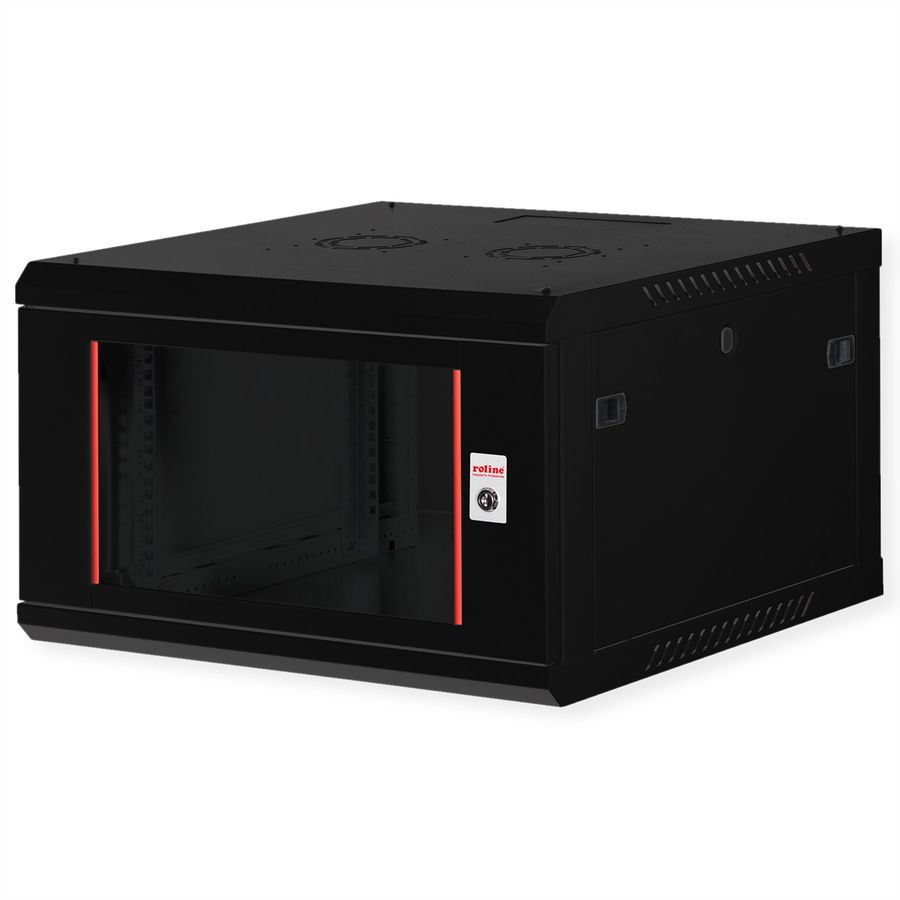 ROLINE 19" Boîtier mural Basic Plus 6U, 600x600 LxP noir