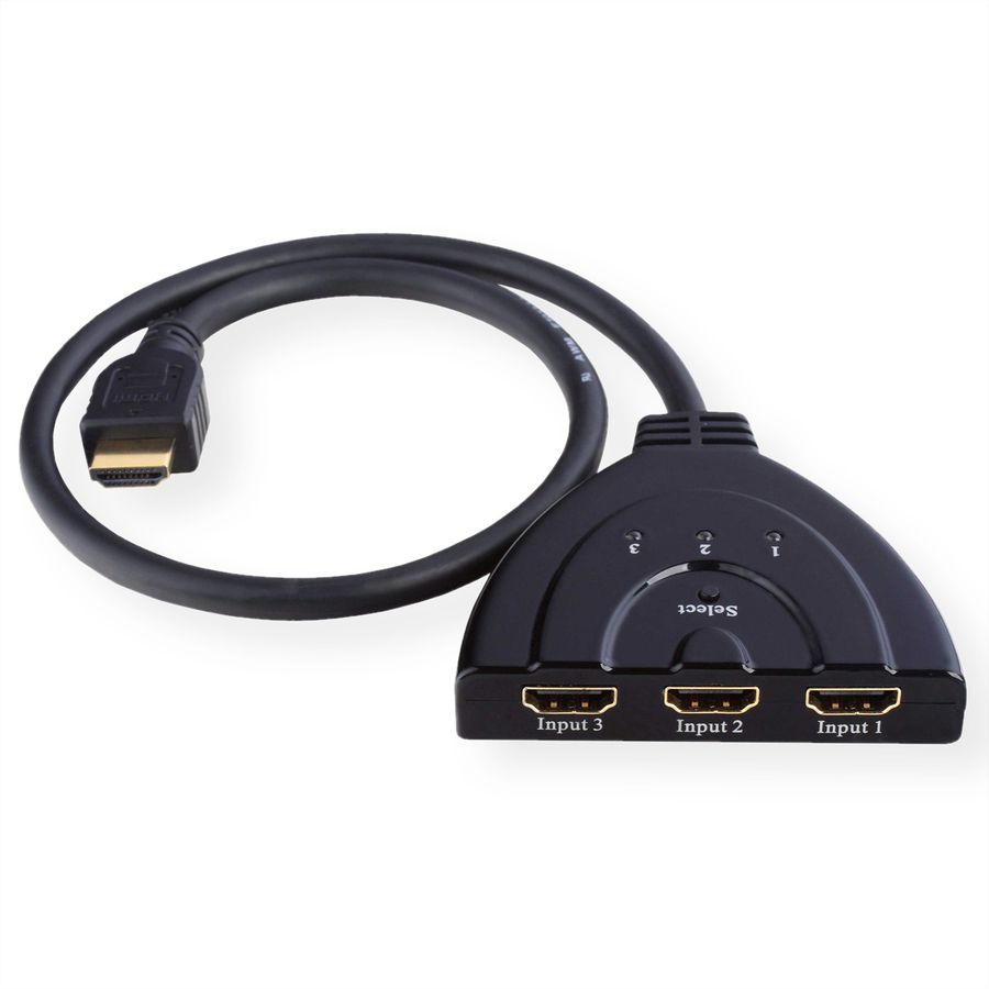 VALUE Switch HDMI, 3 PCs - 1 écran