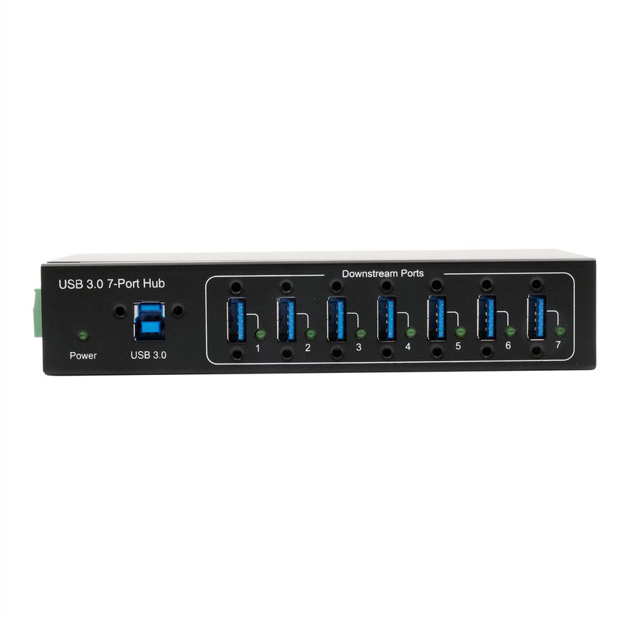 EXSYS EX-11227HMVS HUB métal 7 ports USB 3.2 Gen 1 VIA VL811+ Chipset