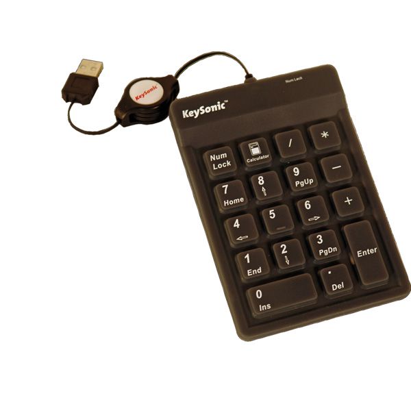 KeySonic ACK-118 BK Pavé numérique USB noir