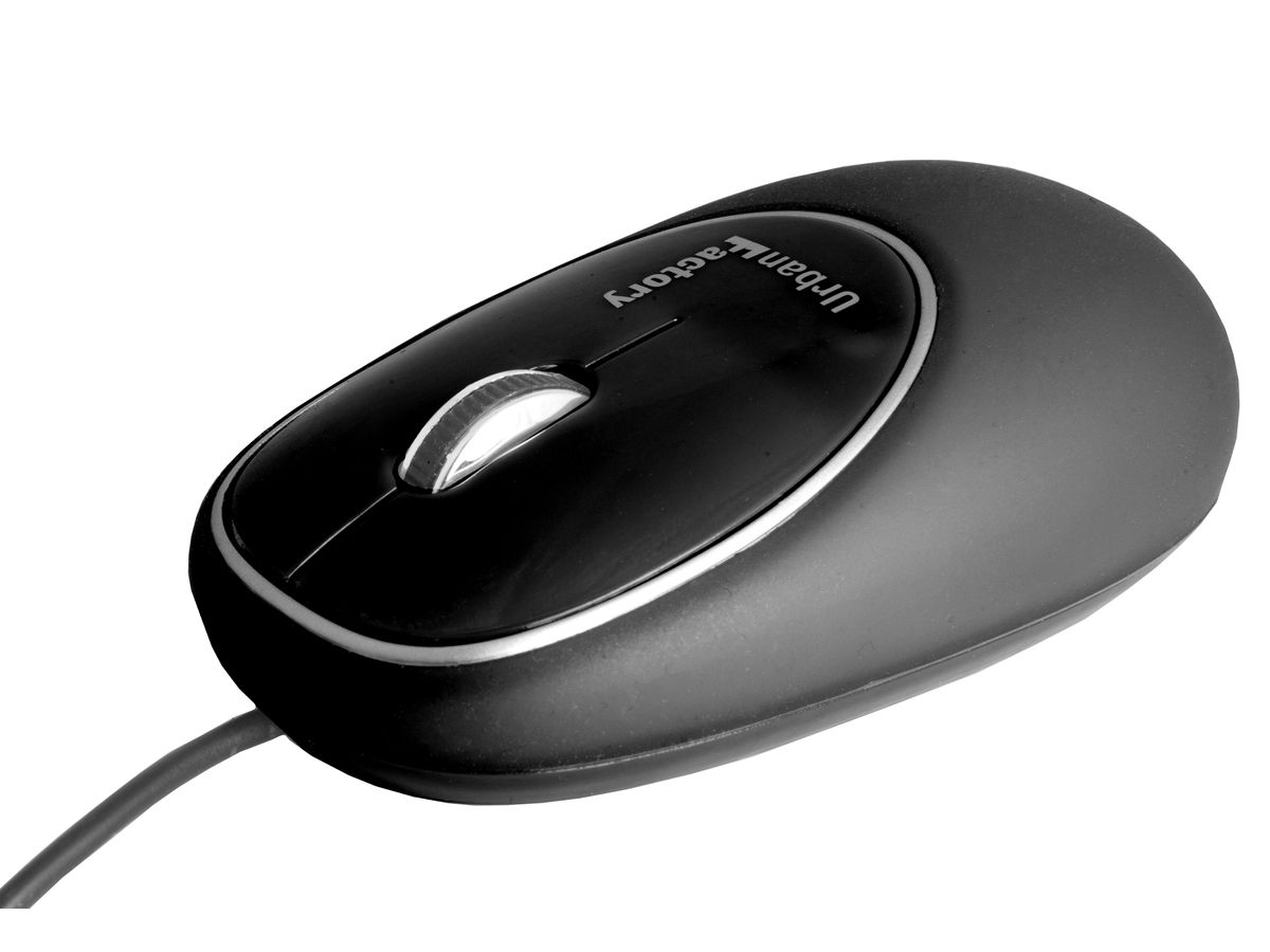 Urban Factory SMC01UF souris Bureau Ambidextre USB Type-A Optique 800 DPI