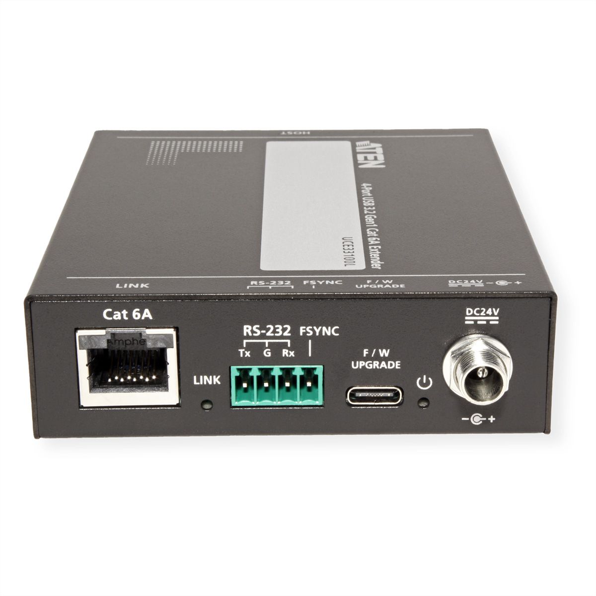 ATEN UCE33100 Prolongateur USB 3.2 Gen 1 Cat 6A à 4 ports, jusqu'à 100 m