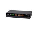 ATEN CS1184DPH4C Commutateur KVM sécurisé universel, 4 ports USB 5K DisplayPort/HDMI avec CAC