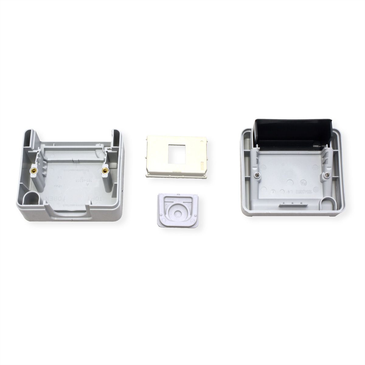 TELEGÄRTNER Boîtier IP44, avec fixation pour 1 module AMJ