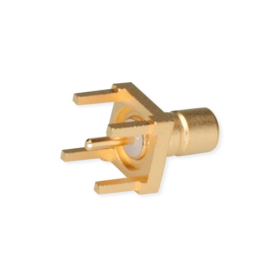 TELEGÄRTNER Connecteur SMB imprimé plaqué or