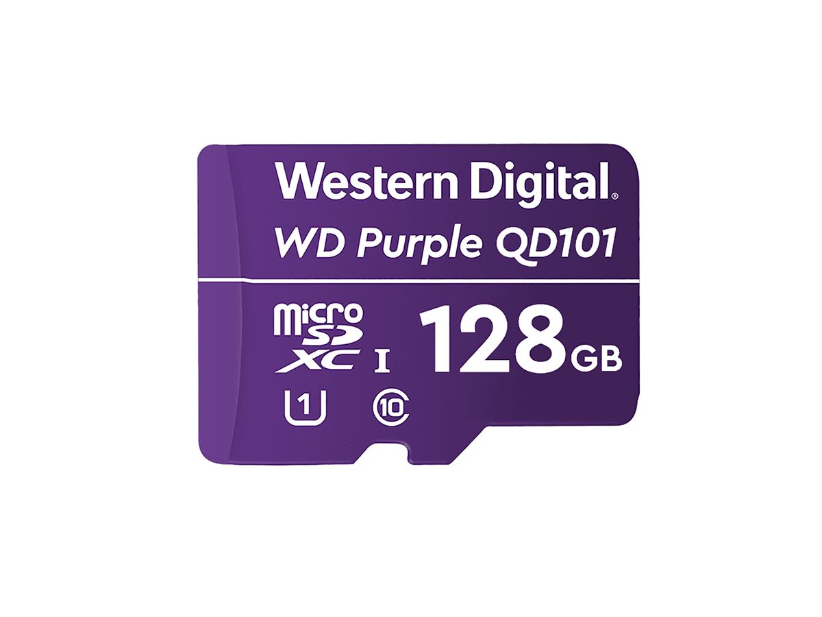 Western Digital WD Purple SC QD101 mémoire flash 128 Go MicroSDXC Classe 10