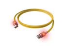 Cordon EasyLan DualBoot® LED Cat.6A (Classe EA) S/FTP, LSOH, jaune, 5 m