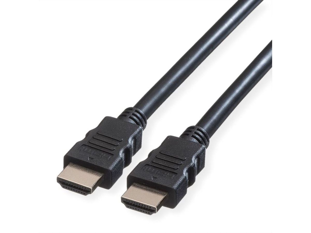 VALUE Câble HDMI 8K avec Ethernet, M/M, noir, 0,5 m
