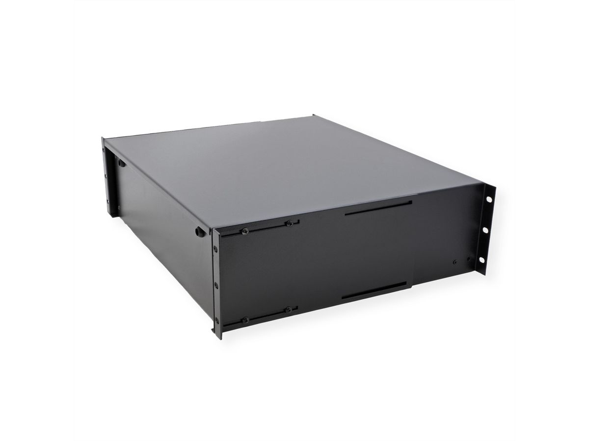 ROLINE 19" Tiroir pour clavier 3U, 400P verrouillable noir