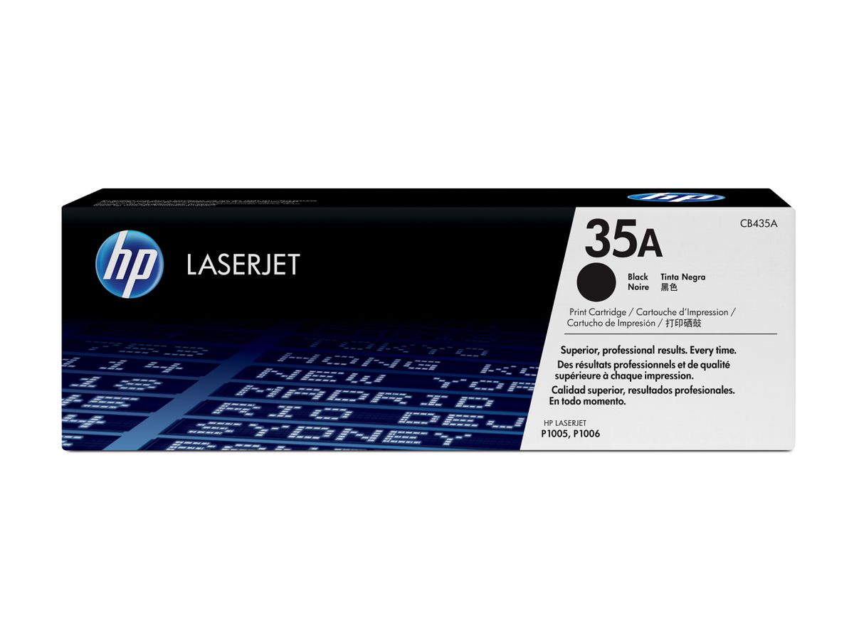 HP 35A toner LaserJet noir authentique