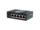 EXSYS EX-62030MPoE Mini Switch Gigabit SFP PoE+ industriel 5 ports, géré via le Web